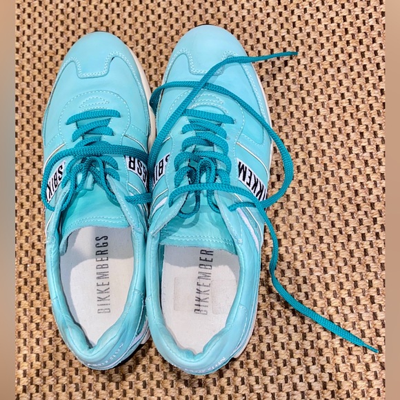 Bikkembergs Green Suede Sneakers for Women size 40. / 9 - Picture 6 of 17